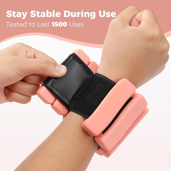 Sportneer Ankle & Wrist Weights Set of 2 (1LB/2LB Each) for Women Men Comfortable Arm Leg Weight for Pilates, Running, Walking, Workout, Yoga, Water Aerobics, Pool Exercises