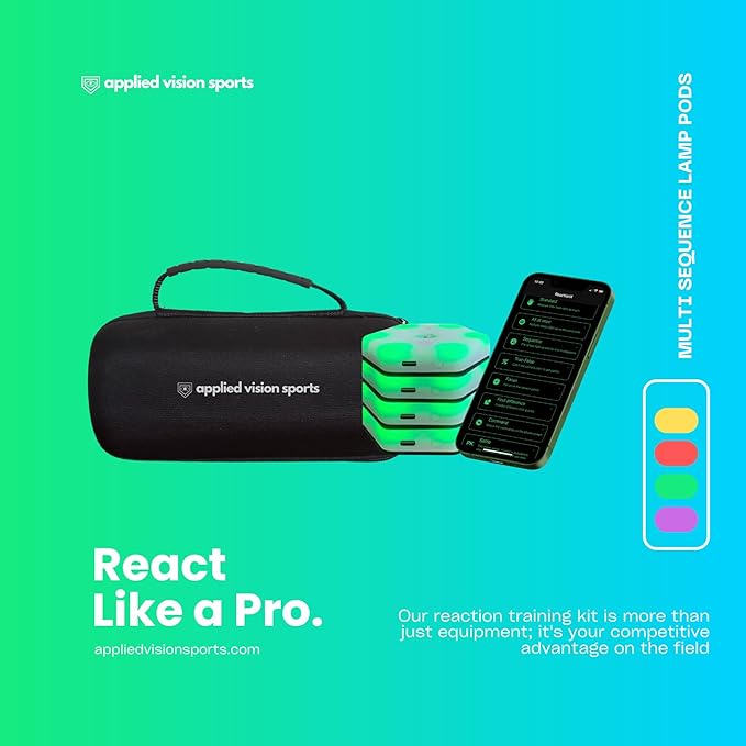Reaction Training Platform for Boxing and Martial Arts. Improve Neuro-Ability with Training Lights That Improve Your Reaction Skills. Develop Quick Feet, Explosiveness, and Lateral Quickness