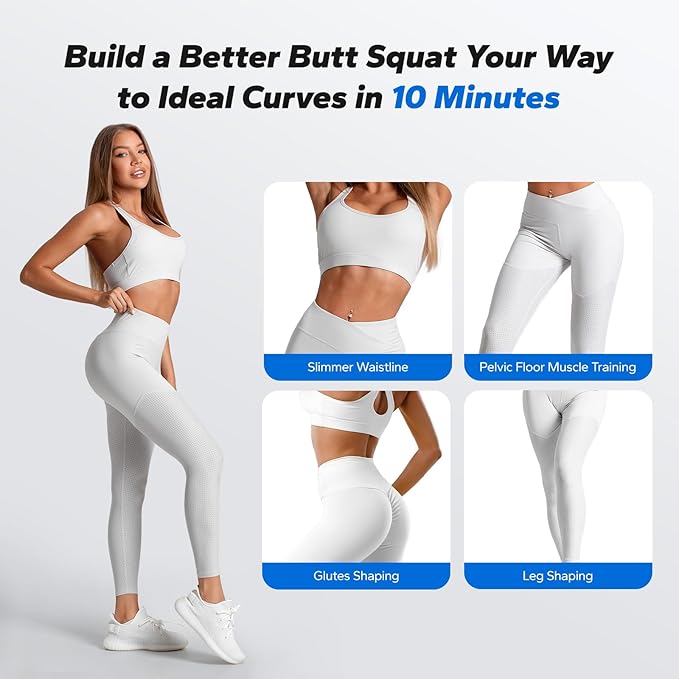 MERACH Deep Squat Machine for Women, Adjustable Glutes Trainer Machine, Core & Leg Exercise, Push Up Board Workout Equipment at Home Gym