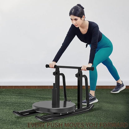 Kipika Weight Sled, Workout Sled, Fitness Strength Training Sled, Speed Training Sled for Athletic Exercise, Speed Improvement, Easily Through Obstacles, Suitable for 1" & 2" Weight Plate