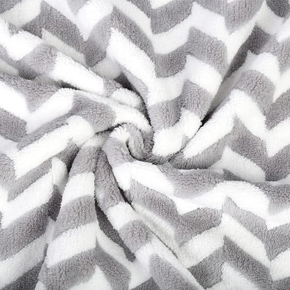 JML Microfiber Bath Towels, Bath Towel 2 Pack(30" x 60"), Oversized, Soft, Super Absorbent and Fast Drying, Multipurpose Use for Sports, Fitness, Yoga, Chevron Grey