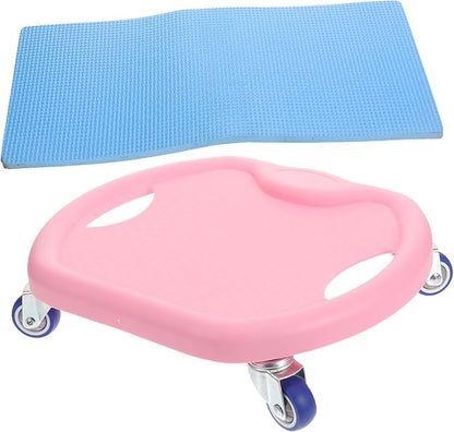 Portable Abdominal Fitness Disc with Comfortable Grip Silent Workout Sliders Disc for Core Strength Full Body Toning and Home Exercise Pink Silent Version