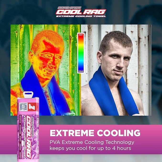 Cool RAG Extreme Cooling Towel for Heat Relief - PVA Cooling Towel for Workout, Gym, Running and for Other Outdoor Sports - Cooling Rag for Neck - Cool Towel for Quick Cooling