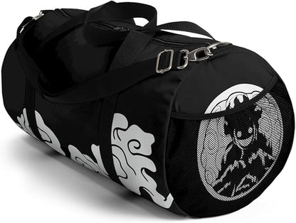 Anime Gym Bag for Women Men - Large Capacity Waterproof Workout Fitness Travel Sports Bags Fashion Street Camping Expandable Carry On Duffle Bag For Couple (New Gear 5) PTY