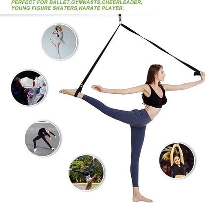 UBING Leg Stretcher, Door Flexibility Trainer, Over The Door Strech Strap for Flexibility, Splits Trainer for Dance Ballet Cheer Gymnastics Taekwondo Stretching