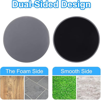 PATIKIL Core Sliders for Working Out, Dual Sided Exercise Sliders Fitness Workout Discs Strength Slides Discs for Gym Carpet Hardwood Floor