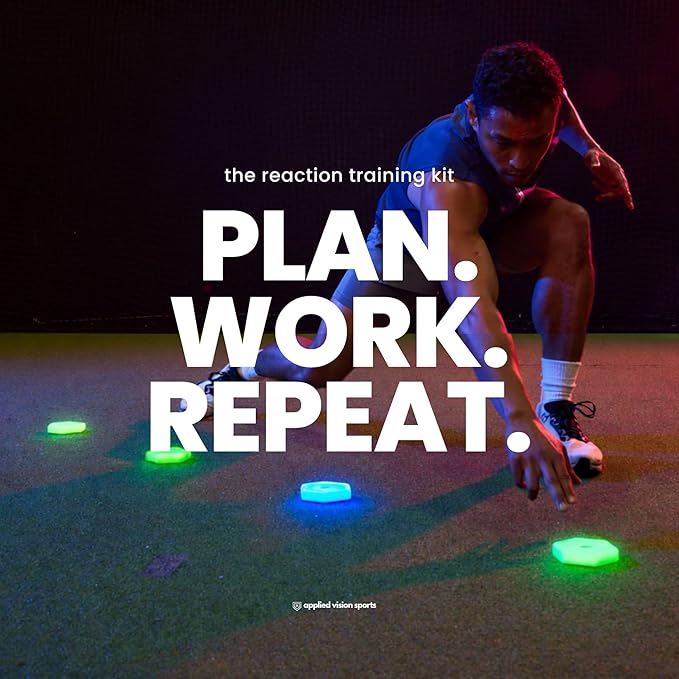 Sports Reaction Agility Lights Training Kit Improves Reaction Time & Agility for Athletes, Physical Therapists & Fitness Trainers Sports.