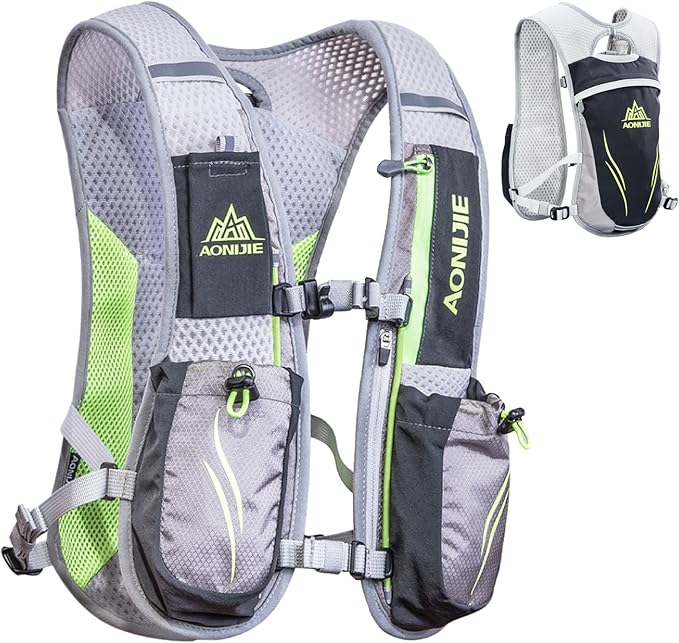 TRIWONDER Hydration Running Vest Backpack, Lightweight Water Pack for Men Women Hydration Backpack for Trail Race, Hiking, Cycling, Climbing, Camping, Jogging, Marathon