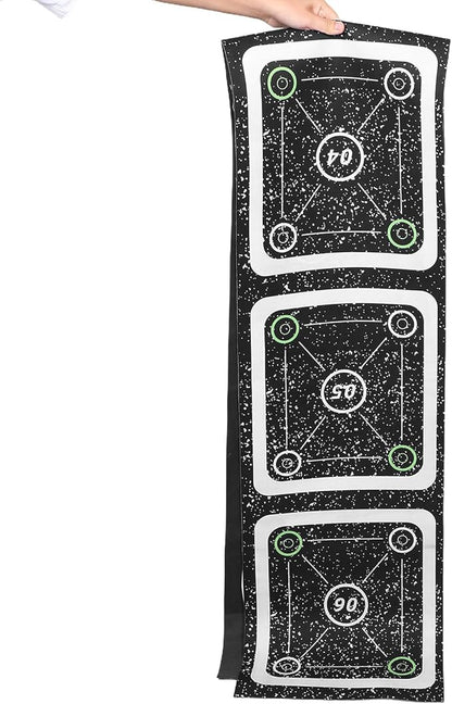 Agility Ladder Mat for Speed and Footwork Training Non-Slip Rubber 6-Rung Agility Footstep Ladder for Adults Soccer Fitness Equipment for Outdoor Sports