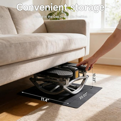 Rock Stepper Machine, Side to Side for Exercise at Home- with Digital Display, Workout Machine for Legs & Glutes, Mini The Rock for Home Apartment Dorm use