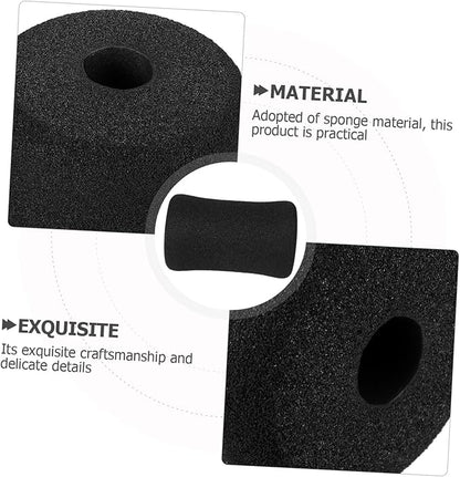 SUPVOX Gym Replacement Parts Foam Pads for Leg Extension Machine Comfortable Cushion Covers for Exercise Equipment Support Sleeves 5.31X2.95X2.95In