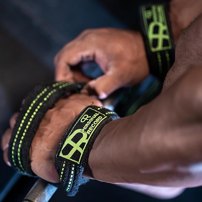 Deadlift Straps - Figure 8 Weightlifting Straps for Powerlifting, Bodybuilding, Strongman – Heavy Duty Grip Support Wrist Wraps for Men & Women
