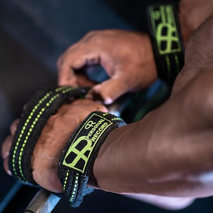 Deadlift Straps - Figure 8 Weightlifting Straps for Powerlifting, Bodybuilding, Strongman – Heavy Duty Grip Support Wrist Wraps for Men & Women