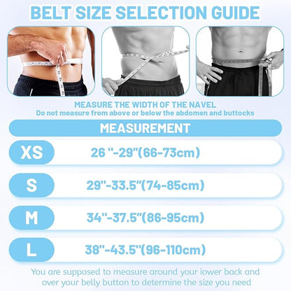 9mm Leather Fitness Weight Lifting Belt for Women&Men with 4 Inches Padded Lumbar Support for Power Lifting Workout & Squats Exercise