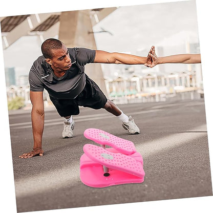 Happyyami Mini Stepper Machine Compact Home Fitness Equipment Quiet Operation Material for Indoor Exercise Small Space Saving Training Device for Men and Women