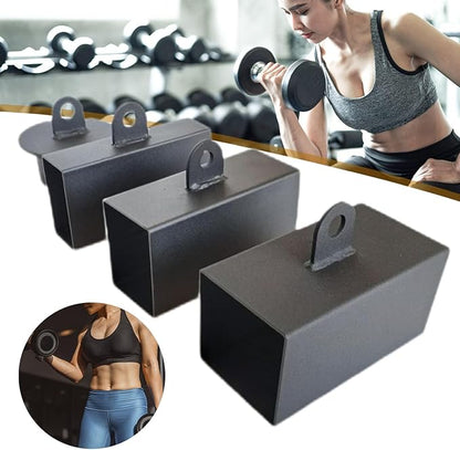 Iron Pinch Block, Pinch Block Grip for Rock Climbing, Forearm Finger Strength Trainer, Hand Grip Power Strengthener, Exercise Workout Equipment for Home and Gym