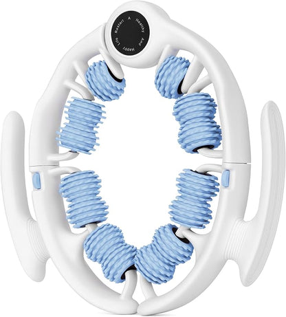COZLOW Cellulite Massage Roller - Blue - Anti-Cellulite Massager with Detachable Roller Handles for Thighs, Legs & Buttocks - Fascia Massage Tool for Lymphatic Drainage & Deep Tissue Therapy