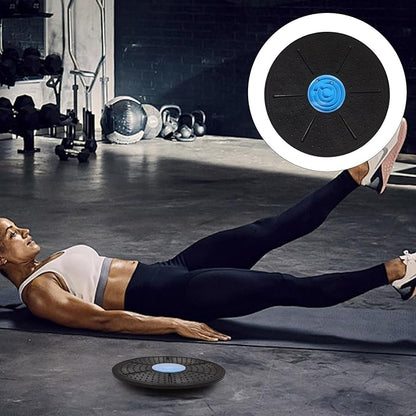 Fitness Wobble Board Balance Trainer Step Surface with Maze Pattern for Yoga Training Home Workouts Core Stability and Balance Exercises