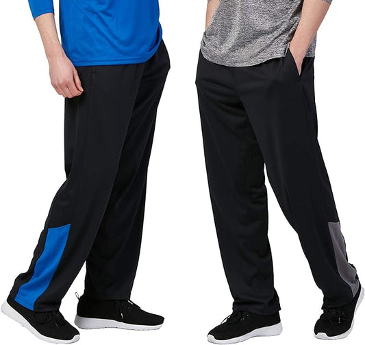 DEVOPS 1 or 2 Pack Men's Active Performance Workout Athletic Training Sweatpants Gymwear