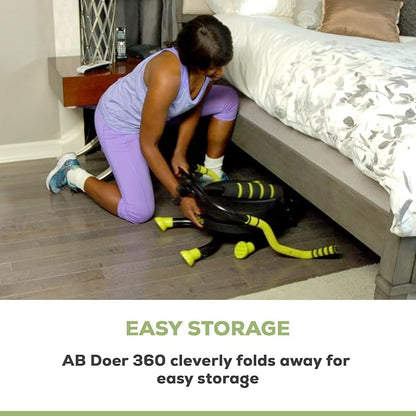 AB Doer 360 - Ab Fitness Machine System Provides An Abdonimal And Muscle Activating Workout with Aerobics to Burn Calories and Workout