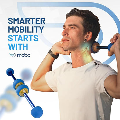 MOBO 7-in-1 Muscle Roller Stick – Full-Body Massage Roller for Myofascial Release, Trigger Point Therapy, Muscle Recovery, Deep Tissue Leg & Back Pain Relief, Physical Therapy, Gym & Travel Use
