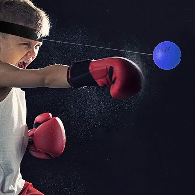Boxing Reflex Ball Set, Boxing Head Ball for Punch Speed, Boxer Training Tool, Beginners Punching Reflex Ball for Punch Speed