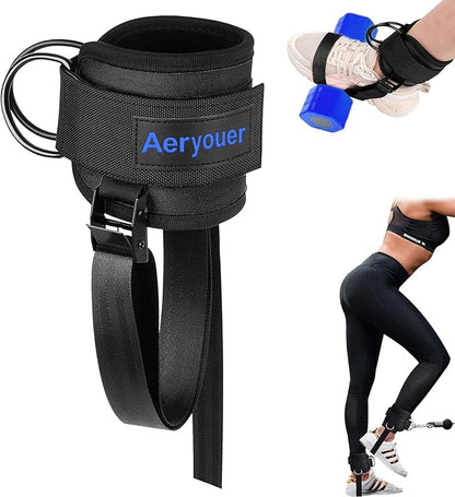 Dumbbell Foot Attachment, Tibialis Trainer, Adjustable Ankle Weights, Leg Workouts at Home for Hip Flexors,Ankle Straps for Weight Lifting,Shin Splint,Hamstring Curls,Leg extensions,Home Gym Equipment