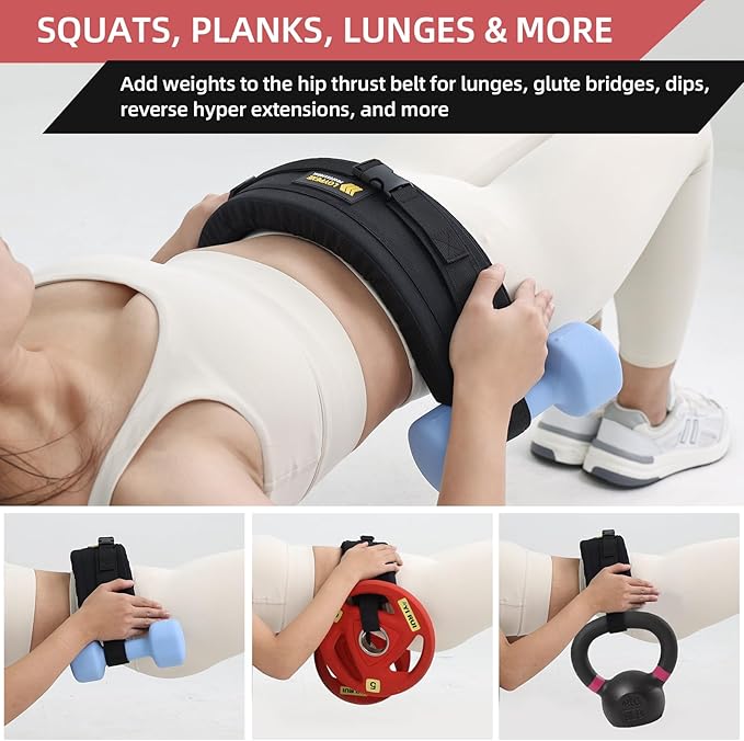 Multi-Functional Whole Body Workout Box, Hip Thrust Bench, Glute Bridge Exercise, Box Jump Training, Core & Abs Strength Training With Resistance Band, Exercise Handle, Knee Pad Gym