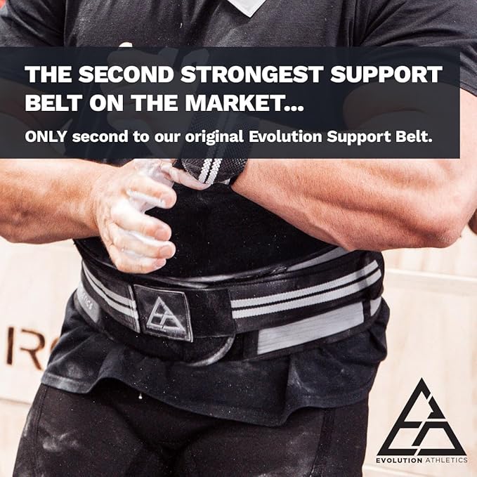Evolution Athletics Weight Lifting Sport Belt for Strength Training, Powerlifting, or Deadlift