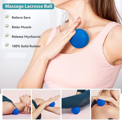HASHMUST Pilates Ring Kit 12 PCS for Women, Home Workout Equipment with Magic Circle, Mini Exercise Ball, Resistance Bands, Massage Lacrosse, Yoga Strap, Full-Body Fitness Set for Toning & Gift