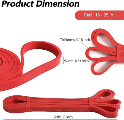 Resistance Bands for Working Out, Pull up Bands, Workout Bands, Exercise Bands, Stretching Bands for Strength Training, Fitness, Mobility Training, Home Workout, Physical Therapy, Stretching