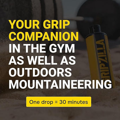 GRIPZILLA Liquid Chalk Kit Gym Chalk for Weight Lifting, Rock Climbing, Pole Grip, Bouldering, Powerlifting, Ball, Gymnastics, Sports, and Workout- Cheer Chalk - Package May Vary