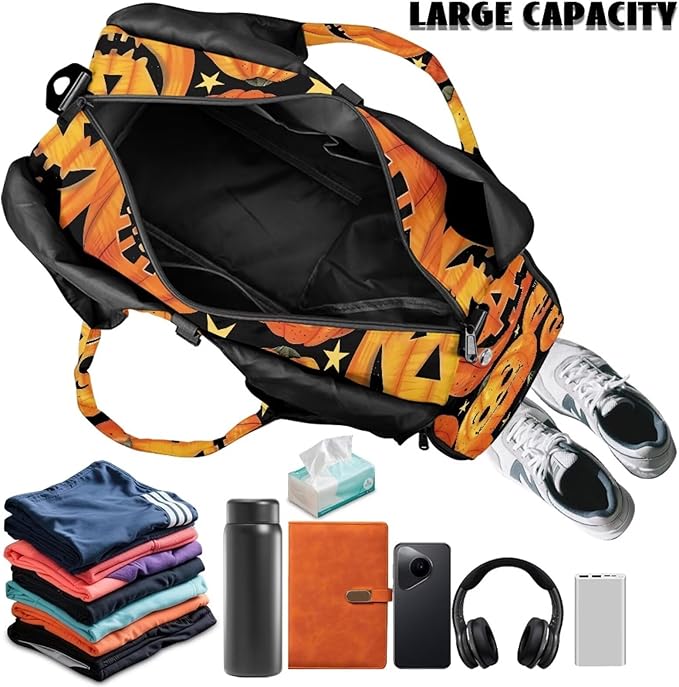 Gym Bag with Yoga Mat Holder Large Tote Bag With Multi Pockets for Women Men Dry Wet Separated Pocket Carryall Yoga Tote Bag for Pilates Travel Workout Office