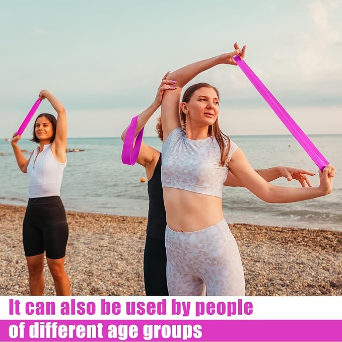 DEEKIN 20 Pcs Resistance Bands Resistance Loop Exercise Bands Exercise Equipment Elastic Drag Ring for Women and Men Home Fitness, Gym, Yoga