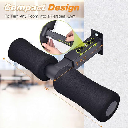 Wall Mounted Nordic Hamstring Curl - LAT Pulldown Machines and Sit Up Exercises -Versatile Workout Tool for Nordic Curls Spanish Squats Core Twists,Enhance Your Core Strength and Leg Curls
