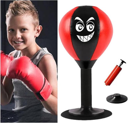 Rage Bag,Desktop Punching Bag Stress Relief for All Ages,2026 Strong Suction Cup Desk Boxing Punch Ball,Table Boxing Speed Ball for Home Office Table Counters,for Christmas, Winter