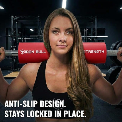 Advanced Squat Pad - Barbell Pad for Hip Thrusts, Squats & Lunges - Neck & Shoulder Squat Bar Pad Cushion Support Foam for Extra Comfort