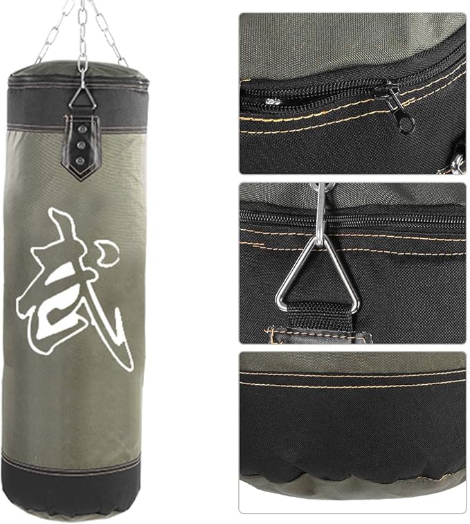 Fitness Sandbags, Boxing Bag Hanging Punching Bag Sports Training Equipment for Kickboxing, Muay Thai, Home Gym Equipment
