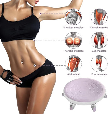 6 Caster Ab Roller, Ab Exercise Equipment with Knee Pads, Ab Roller Wheel for Core Exercise, Abdominal Strength Training for Home Gym, 360° Silent Ab Workout Equipment