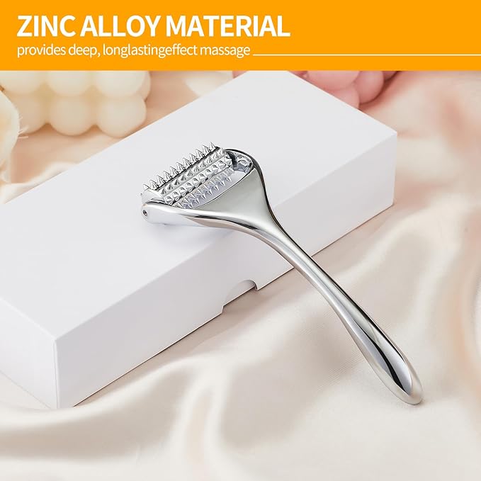 Running man Massage Roller-Deep Tissue Massage Tool for Face,Hand,Neck and Thighs, Acupuncture Roller - Muscle Pain Relief, Face Roller-Skin Care Face Massager Tightens & Tones Skin Appearance