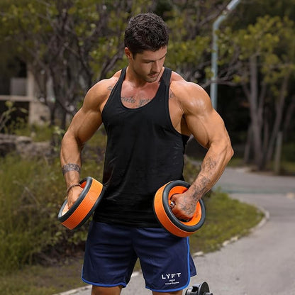 Dumbbell Weight Plates –Dual Purpose Ergonomic Fitness Equipment, Multifunctional Design for Strength Training, Full Body Workouts and Home Gym