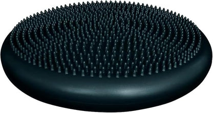 Body Sport Balance Disc - Inflatable, 13.5 in Balance Trainer - for Core Stability and Muscle Activation - Perfect for Dynamic Sitting or Standing Exercises (Black)