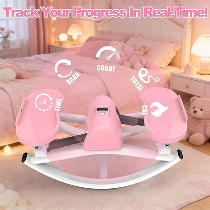 Rocking Stepper for Exercise at Home, 2026[New Vision] Motion Stair Stepper with Resistance Bands & Balance Board, Low-Impact Full Body Workout Equipment, Stable Structure Exercise Equipment