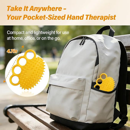 Fanwer Hand Exercise Stress Ball - Grip Strength Trainer, Hand Strengthener for Physical Therapy, Finger Strengthener, Squeeze Ball for Rehabilitation & Hand Massage, for Adults, Seniors & Disabled