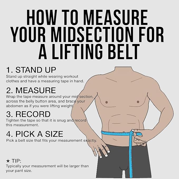 Tapered Weight Belt for Men & Women, Premium Leather Weightlifting Belt, Weightlifting Belt, Powerlifting Belt, Bodybuilding Belt, Weight Lifting Belt, Competition Belt, Squat Belt, Deadlift Belt, for Men & Women