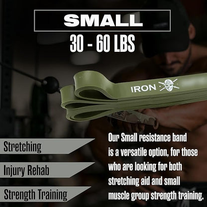 Pull Up Assistance Bands for Working Out - Resistance Bands Set for Men, Exercise, Workout, Fitness, Strength, Weightlifting, Training, Powerlifting, Stretch, Crossfit WOD