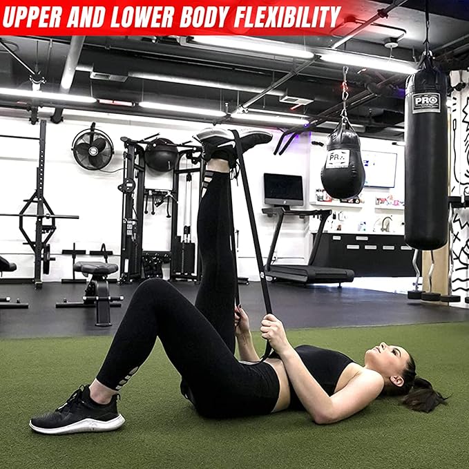 Fit Active Sports Resistance Workout Exercise Bands for Home, Gym, Stretching, Strength Training, Weightlifting, Pull Up Assist - Indoor and Outdoor Use