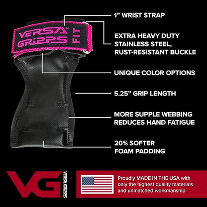 Versa Gripps® Fit, Made in the USA, Wrist Straps for Weightlifting Alternative, the Best Training Accessory