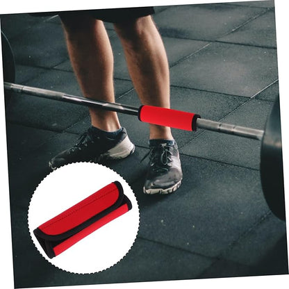 2pcs Portable Non-slip Barbell Protector Pads Covers for Weightlifting Hip Thrusts Horizontal Bars Lightweight Easy to Clean Strong Grip Design
