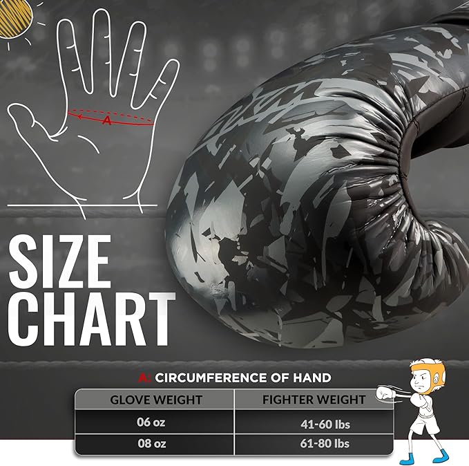 WYOX Kids Boxing Gloves 4oz 6oz 8oz – Youth Punching Gloves for Boys & Girls Ages 3–15 – Sparring Gloves for Punching Bag, Kickboxing, Muay Thai, MMA – Boxing Gloves for Kids Training Set